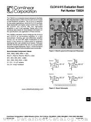 730024 datasheet pdf Comlinear Corporation