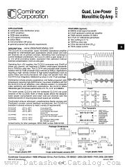 CLC414AJE datasheet pdf Comlinear Corporation
