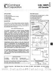 CLC925BI datasheet pdf Comlinear Corporation