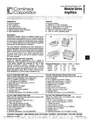 CLC140 datasheet pdf Comlinear Corporation