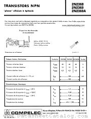 2N2369 datasheet pdf COMPELEC