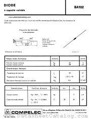 BA102 datasheet pdf COMPELEC