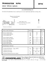 BF115 datasheet pdf COMPELEC