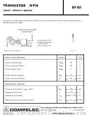 BF167 datasheet pdf COMPELEC