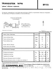 BF173 datasheet pdf COMPELEC