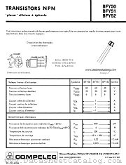 BFY50 datasheet pdf COMPELEC