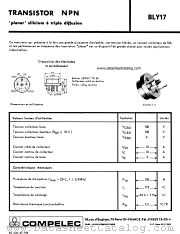 BLY17 datasheet pdf COMPELEC