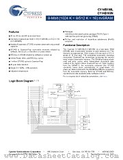 CY14B108L-ZS20XIT datasheet pdf Cypress