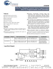 CY22150KFZXCT datasheet pdf Cypress