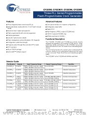 CY223931FXI datasheet pdf Cypress