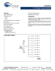 CY2CC910OXIT datasheet pdf Cypress
