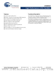 CY2X0137FLXCT datasheet pdf Cypress