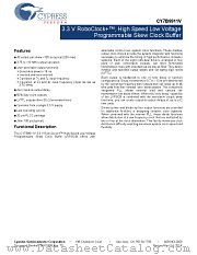 CY7B9911V-5JXCT datasheet pdf Cypress