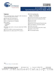 CY7C09099V-12AXC datasheet pdf Cypress