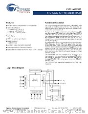CY7C1020CV33-15ZSXET datasheet pdf Cypress