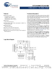 CY7C1021BNL-15ZXIT datasheet pdf Cypress