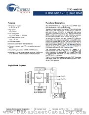 CY7C1051DV33-10ZSXI datasheet pdf Cypress