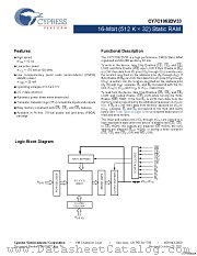 CY7C1062DV33-10BGI datasheet pdf Cypress