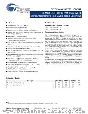 CY7C1268KV18-550BZXC datasheet pdf Cypress