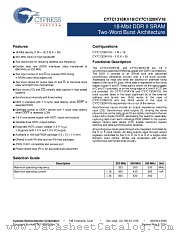 CY7C1320KV18-250BZI datasheet pdf Cypress