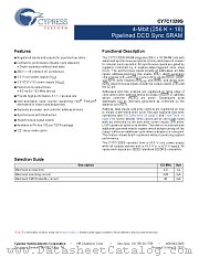 CY7C1328G-133AXIT datasheet pdf Cypress
