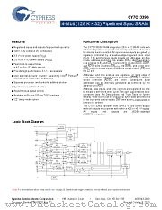 CY7C1339G-133AXCT datasheet pdf Cypress