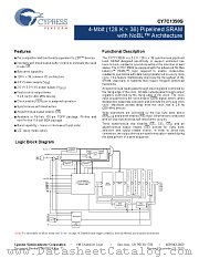 CY7C1350G-133AXCT datasheet pdf Cypress