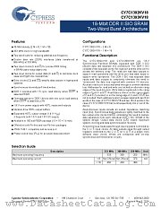 CY7C1392KV18-250BZXC datasheet pdf Cypress