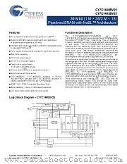 CY7C1462BV25-250AXC datasheet pdf Cypress