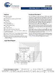 CY7C199D-10ZXI datasheet pdf Cypress