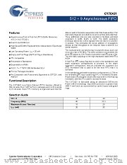CY7C421-20JXCT datasheet pdf Cypress