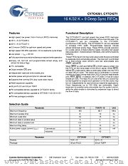 CY7C4271-15AXC datasheet pdf Cypress