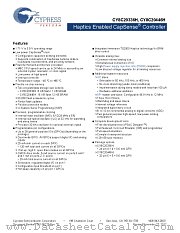 CY8C20446H-24LQXI datasheet pdf Cypress