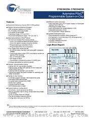 CY8C24423A-24PVXAT datasheet pdf Cypress