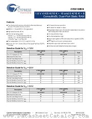 CYDC128B16-55AXI datasheet pdf Cypress