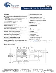 CYRF6936-40LTXC datasheet pdf Cypress