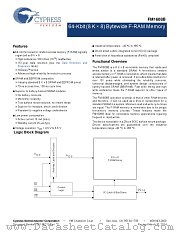 FM1608B-SG datasheet pdf Cypress