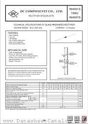 1N4003G datasheet pdf DC Components