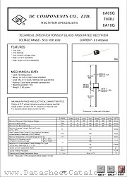 6A1G datasheet pdf DC Components