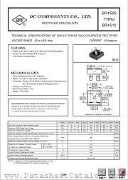 BR1505 datasheet pdf DC Components