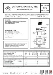BR258W datasheet pdf DC Components