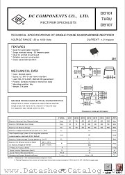 DB107 datasheet pdf DC Components