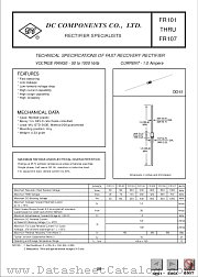 FR106 datasheet pdf DC Components