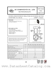 KBPC1002 datasheet pdf DC Components