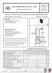BR38 datasheet pdf DC Components