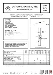 SF53 datasheet pdf DC Components
