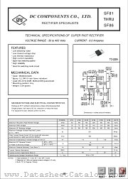 SF86 datasheet pdf DC Components