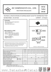 SK32 datasheet pdf DC Components
