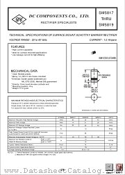 SM5817 datasheet pdf DC Components