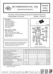 SR5040 datasheet pdf DC Components